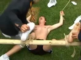 Campers punishing him